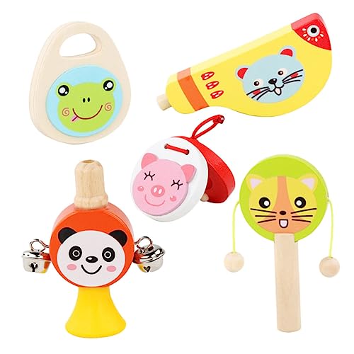 SOIMISS 5 Stück Teiliges Holz Percussion Instrumenten für Sicheres Glattes Musikspielzeug zur Frühkindlichen Pädagogisches Lernspielzeug für Musikalische Fähigkeiten und Gehirnentwicklung SOIMISS 5 Stück Teiliges Holz Percussion Instrumenten für Sicheres Glattes Musikspielzeug zur Frühkindlichen Pädagogisches Lernspielzeug für Musikalische Fähigkeiten und Gehirnentwicklung von SOIMISS