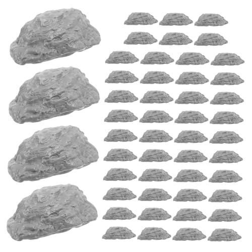 SOIMISS 50 Stück Miniatur Steine Realistische Landschaftsfelsen aus Robustem Kunststoff für Modellbahnen Sandtisch Dioramen und Miniaturgebirgsdekoration SOIMISS 50 Stück Miniatur Steine Realistische Landschaftsfelsen aus Robustem Kunststoff für Modellbahnen Sandtisch Dioramen und Miniaturgebirgsdekoration von SOIMISS