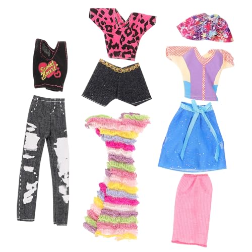 SOIMISS 5Sätze Puppenkleidungsset Teilig Stilvolle und Outfits für Austauschpuppen Bequemes und Langlebiges Puppenzubehör für Verschiedene Anlässe SOIMISS 5Sätze Puppenkleidungsset Teilig Stilvolle und Outfits für Austauschpuppen Bequemes und Langlebiges Puppenzubehör für Verschiedene Anlässe von SOIMISS