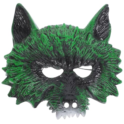 SOIMISS 5st Maske Für Festival Wolfsmasken Tiermasken Rollenspielkostüm Karnevalsmaske Prop Halloween-werwolf-masken Halloween Für Männer Halloween-dekor Maskerade-maske Green Plastik von SOIMISS