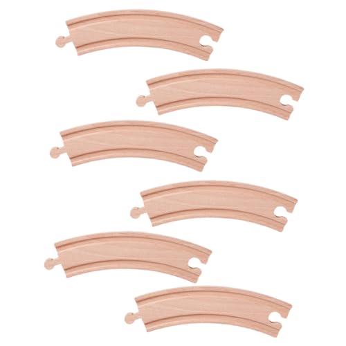 SOIMISS 6 Stück Teiliges Holzeisenbahn Gebogene Schienen aus Buchenholz Zugspielzeug Zubehör Pädagogisches Holzbahn Spiel für Jungen und Mädchen Ab Jahren SOIMISS 6 Stück Teiliges Holzeisenbahn Gebogene Schienen aus Buchenholz Zugspielzeug Zubehör Pädagogisches Holzbahn Spiel für Jungen und Mädchen Ab Jahren von SOIMISS