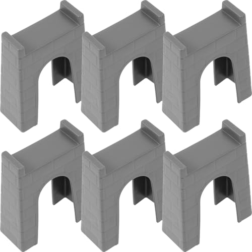 SOIMISS 6 Stück Teiliges Kinderspielzeug Zugbrückenpfeiler Stabile Bahnsteigstützen für Holzeisenbahn Leichtes Tragbares Zubehör zur Erhöhung und Stabilisierung von SOIMISS 6 Stück Teiliges Kinderspielzeug Zugbrückenpfeiler Stabile Bahnsteigstützen für Holzeisenbahn Leichtes Tragbares Zubehör zur Erhöhung und Stabilisierung von von SOIMISS