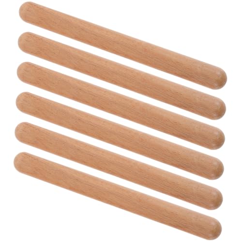SOIMISS 6 Stück Teiliges Pädagogische Holz Rhythmusstöcke Glatte Oberfläche Sichere Schlaginstrumente für Gruppen Musikaktivitäten und Frühe Musikalische Bildung SOIMISS 6 Stück Teiliges Pädagogische Holz Rhythmusstöcke Glatte Oberfläche Sichere Schlaginstrumente für Gruppen Musikaktivitäten und Frühe Musikalische Bildung von SOIMISS
