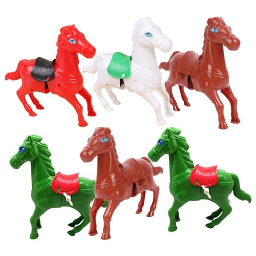 SOIMISS 6 Stück Teiliges Wind Up Pferdespielzeug Bunte Lustige Aufziehpferde für Mechanisch Angetrieben als Mitgebsel für Geburtstagsfeiern und Geschenkideen Zufällige Zufällige Farbe SOIMISS 6 Stück Teiliges Wind Up Pferdespielzeug Bunte Lustige Aufziehpferde für Mechanisch Angetrieben als Mitgebsel für Geburtstagsfeiern und Geschenkideen Zufällige Zufällige Farbe von SOIMISS