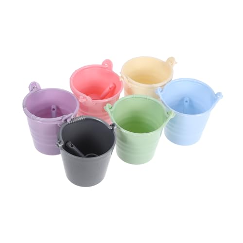 SOIMISS 6Sätze Miniature Eimer mit Löffeln Teiliges aus Kleinen Plastik Eimern für Strandspiele Puppenhauszubehör und Gartenarbeit für Kleinkinder Bunten Farben SOIMISS 6Sätze Miniature Eimer mit Löffeln Teiliges aus Kleinen Plastik Eimern für Strandspiele Puppenhauszubehör und Gartenarbeit für Kleinkinder Bunten Farben von SOIMISS