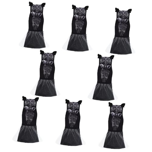 SOIMISS 8 Stk Halloween-Hexenkostüm für Damenkleid Fischschwanz-Kleid Halloween-Gothic-Kostüm halloween costume halloween kleidung Mädchenkleider Fischschwanzkleid Skelettkleid Polyester von SOIMISS