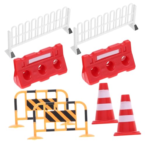 SOIMISS 8 Stück Teiliges Verkehrszeichen Spielset für Realistische Miniatur Straßenschilder und Leitkegel Pädagogisches Lernspielzeug für Vorschulkinder für Modellbau und SOIMISS 8 Stück Teiliges Verkehrszeichen Spielset für Realistische Miniatur Straßenschilder und Leitkegel Pädagogisches Lernspielzeug für Vorschulkinder für Modellbau und von SOIMISS