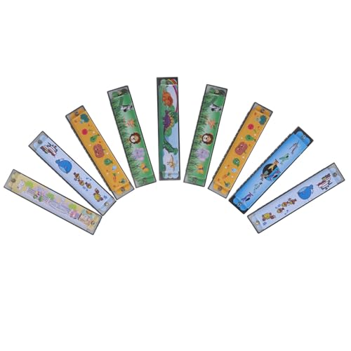 SOIMISS 9 Stück Teiliges Mundharmonika Metallspielzeug für Anfänger Bunte Robuste Blasinstrumente Leicht für Jungen und Mädchen für Musikstarter SOIMISS 9 Stück Teiliges Mundharmonika Metallspielzeug für Anfänger Bunte Robuste Blasinstrumente Leicht für Jungen und Mädchen für Musikstarter von SOIMISS
