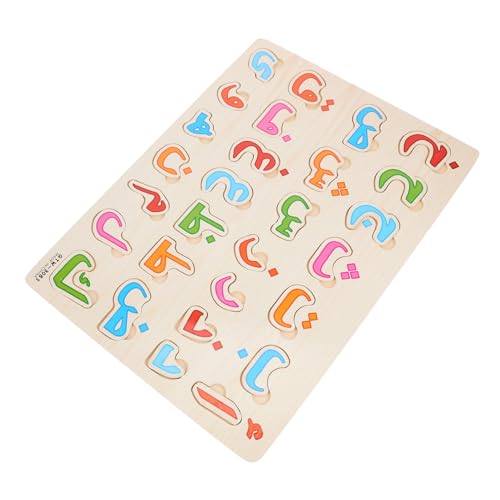 SOIMISS Arabisches Holzpuzzle für Montessori Lernspielzeug Arabisches Alphabet Holzpuzzle mit Bunten Buchstaben Vorschulspielzeug für Jungen und Mädchen zur Frühförderung SOIMISS Arabisches Holzpuzzle für Montessori Lernspielzeug Arabisches Alphabet Holzpuzzle mit Bunten Buchstaben Vorschulspielzeug für Jungen und Mädchen zur Frühförderung von SOIMISS