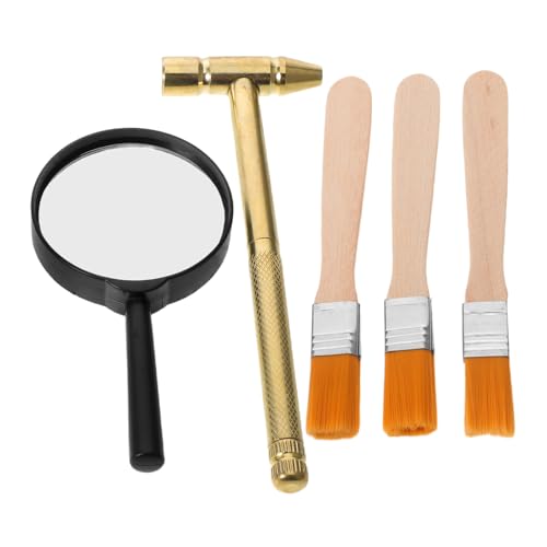 SOIMISS Archäologie Ausgrabungsset mit Hammer Pinsel Lupe und Meißel Interaktives Lernspielzeug für Jungen und Mädchen Wiederverwendbares Werkzeugset für Feinmotorische Fähigkeiten und SOIMISS Archäologie Ausgrabungsset mit Hammer Pinsel Lupe und Meißel Interaktives Lernspielzeug für Jungen und Mädchen Wiederverwendbares Werkzeugset für Feinmotorische Fähigkeiten und von SOIMISS