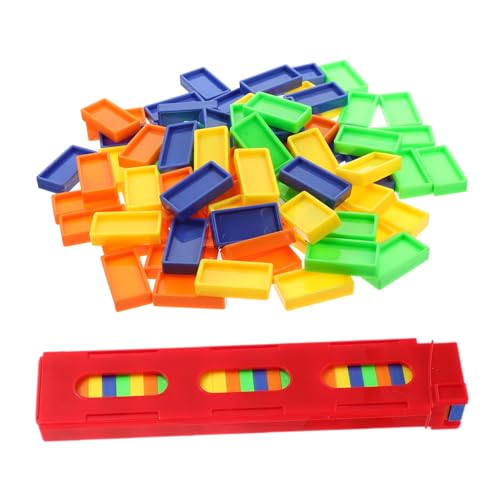 SOIMISS Bunte Domino Bausteine Kinderfreundliches Lernspielzeug mit Farbigen Kunststoff Fördert Spielerisch Kreativität Feinmotorik und Beobachtung bei Jungen und Mädchen Zufällige Farbe SOIMISS Bunte Domino Bausteine Kinderfreundliches Lernspielzeug mit Farbigen Kunststoff Fördert Spielerisch Kreativität Feinmotorik und Beobachtung bei Jungen und Mädchen Zufällige Farbe von SOIMISS