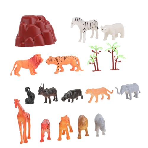 SOIMISS Dekorative Tierfiguren mit Aufbewahrungszylinder Pädagogische Gummitiere für Realistische Tiermodelle Sandtisch Deko Multifunktional für Heimdekoration und Lernspielzeug SOIMISS Dekorative Tierfiguren mit Aufbewahrungszylinder Pädagogische Gummitiere für Realistische Tiermodelle Sandtisch Deko Multifunktional für Heimdekoration und Lernspielzeug von SOIMISS