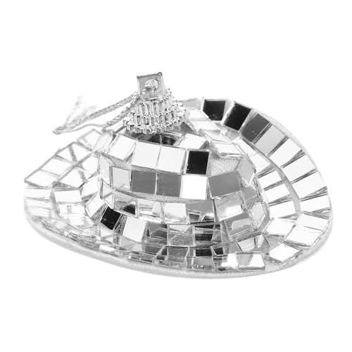 SOIMISS Disco Cowboy Hut Deko zum Aufhängen Wiederverwendbare Partydekoration Bruchsicherer Spiegelhut für Disco Hochzeit Nachtclub und Fotorequisiten SOIMISS Disco Cowboy Hut Deko zum Aufhängen Wiederverwendbare Partydekoration Bruchsicherer Spiegelhut für Disco Hochzeit Nachtclub und Fotorequisiten von SOIMISS