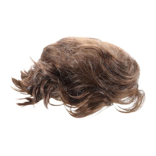 SOIMISS Disco-Perücke Cosplay perücke Herren perücke Punk perücke Curly Perücke lockige perücke Kurze Perücke für Männer Tägliches Haar für Männer Kurze Herrenperücke chemische Faser Brown von SOIMISS