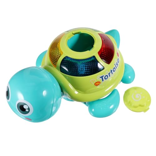SOIMISS Elektrisches Schildkröten Musik und Licht Batteriebetrieben Beweglich und Leuchtend Liebevoll Gestaltetes Dekoratives Tierspielzeug für Ab Monaten Montessori Zufällige Farbe SOIMISS Elektrisches Schildkröten Musik und Licht Batteriebetrieben Beweglich und Leuchtend Liebevoll Gestaltetes Dekoratives Tierspielzeug für Ab Monaten Montessori Zufällige Farbe von SOIMISS
