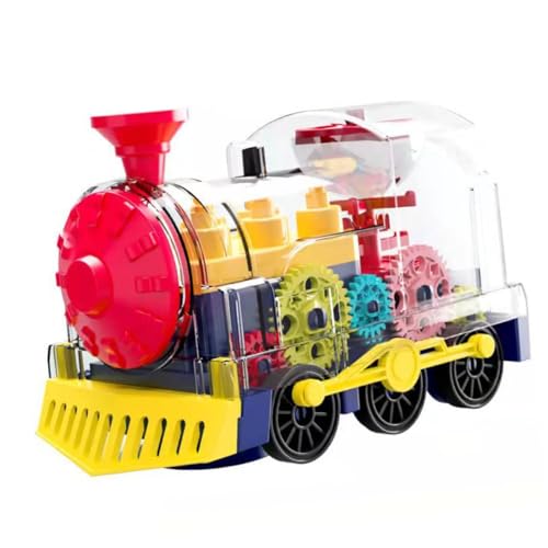 SOIMISS Elektrisches Zugspielzeug mit Musik und Lichtsimulation Kreatives Modell für Kleinkinder Bunter Batteriefreier Lernzug Langlebiges Kunststoffspielzeug für Jungen und Mädchen SOIMISS Elektrisches Zugspielzeug mit Musik und Lichtsimulation Kreatives Modell für Kleinkinder Bunter Batteriefreier Lernzug Langlebiges Kunststoffspielzeug für Jungen und Mädchen von SOIMISS