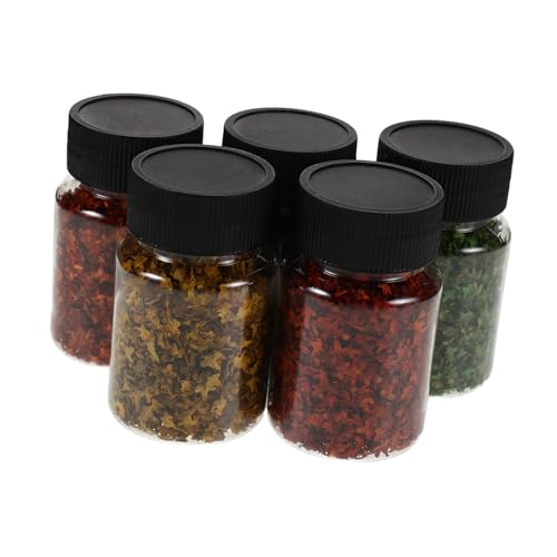 SOIMISS Flaschen Realistische Miniaturblätter für DIY Landschaftsmodell Herbstlaub Simulation Miniature Scenery Kit mit Vielseitigen Farben für Diorama Gartenbahn und Architektur SOIMISS Flaschen Realistische Miniaturblätter für DIY Landschaftsmodell Herbstlaub Simulation Miniature Scenery Kit mit Vielseitigen Farben für Diorama Gartenbahn und Architektur von SOIMISS