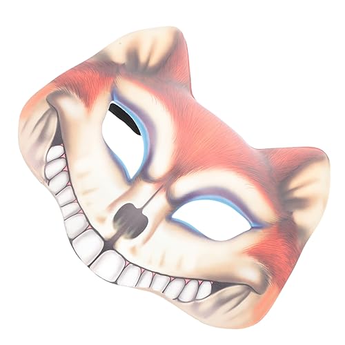 SOIMISS Fuchs Maske Kostümzubehör Katzenmaske Ball Abschlussball Maskerade-Party-Maske volle Fuchsmasken halloween halllowen vulp multifunktionale Partymaske wiederverwendbare Maske Eva von SOIMISS