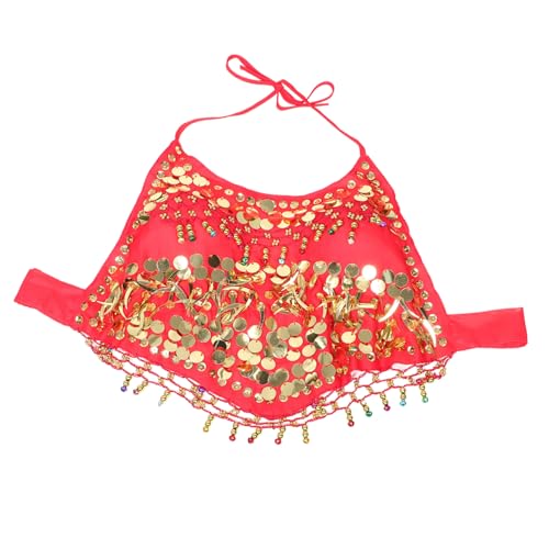 SOIMISS Glitzerndes Bauch Tanz Top Für Damen Funkelndes Rave Kostü Bra Top Für Tribal Und Festival Aufführungen Pailletten Design Geeignet Für Erwachsene Und ädchen von SOIMISS