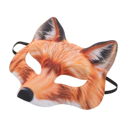 SOIMISS Halbgesichts-fuchskostüm Masquerade Tiermaske aus Langlebigem Wiederverwendbar und Leicht für Halloween Karneval Partydekoration und Cosplay für Erwachsene SOIMISS Halbgesichts-fuchskostüm Masquerade Tiermaske aus Langlebigem Wiederverwendbar und Leicht für Halloween Karneval Partydekoration und Cosplay für Erwachsene von SOIMISS