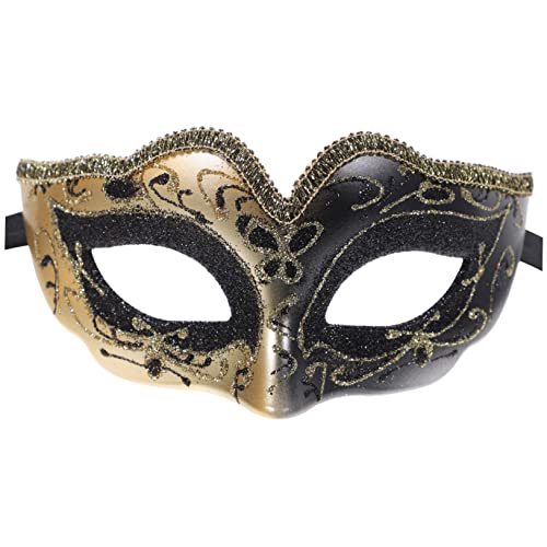 SOIMISS Halloween Maske Halbmaske Für Karneval Maskenball Und Festivals Mit Glitzer Ideal Für Kostümpartys Und Verkleidungen Party Zubehör Für Jungen Und ädchen von SOIMISS