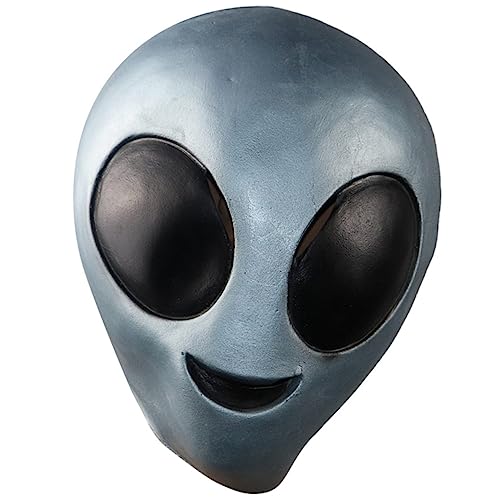 SOIMISS Halloween-Kostüm Schutzmaske Outfit Maskerade Maske Männer Halloween-Requisiten unheimlich alien mask halloween costume halloweenmasken beängstigend Halloween-Dekoration Emulsion von SOIMISS