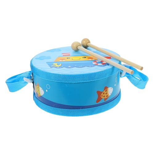 SOIMISS Handtrommel Set Hand Percussion Instrument aus Holz und Kunststoff Langlebig Leicht Tragbar Glatte Oberfläche Inklusive Trommelstock für Kindergarten Blaues Schiff Design SOIMISS Handtrommel Set Hand Percussion Instrument aus Holz und Kunststoff Langlebig Leicht Tragbar Glatte Oberfläche Inklusive Trommelstock für Kindergarten Blaues Schiff Design von SOIMISS