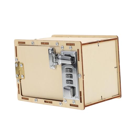 SOIMISS Holz DIY Mechanische Passwort Box Lernspielzeug für Motorikspielzeug Feingeschliffen Sicher Naturmaterial Pädagogisch Ab Jahren SOIMISS Holz DIY Mechanische Passwort Box Lernspielzeug für Motorikspielzeug Feingeschliffen Sicher Naturmaterial Pädagogisch Ab Jahren von SOIMISS