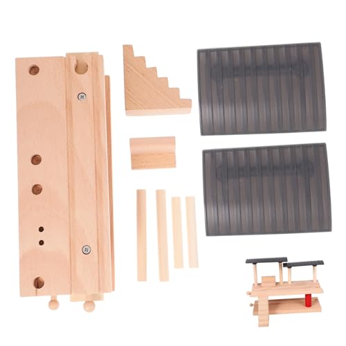 SOIMISS Holz Doppelstock Bahnsteig Zugzubehör Teiliges Stabiles Holzmodell mit Treppe Kompatibel mit Holzeisenbahn Schienen Pädagogisches Bahnsteig Accessoire für Ab Jahren SOIMISS Holz Doppelstock Bahnsteig Zugzubehör Teiliges Stabiles Holzmodell mit Treppe Kompatibel mit Holzeisenbahn Schienen Pädagogisches Bahnsteig Accessoire für Ab Jahren von SOIMISS