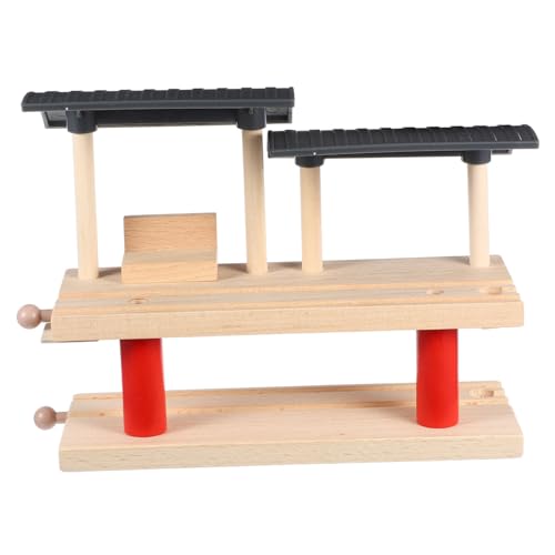 SOIMISS Holz Eisenbahn Station Spielset Teilig Stabile Dekorative Bahnhofsplattform zum Bauen DIY von Kreativität und Motorischen Fähigkeiten Leicht und Langlebig Geeignet Ab Jahren SOIMISS Holz Eisenbahn Station Spielset Teilig Stabile Dekorative Bahnhofsplattform zum Bauen DIY von Kreativität und Motorischen Fähigkeiten Leicht und Langlebig Geeignet Ab Jahren von SOIMISS