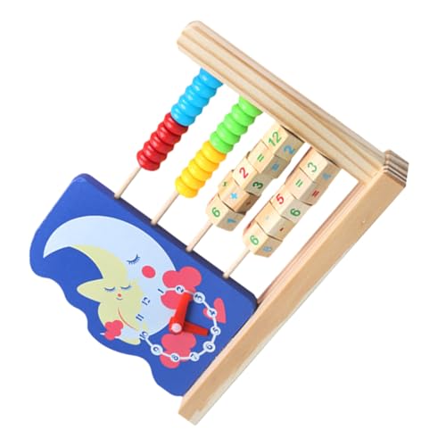 SOIMISS Holz Rechenrahmen mit Cartoon mond Uhr Lernspielzeug Abakus Rechenhilfe für Mentale Arithmetik und Gehirnentwicklung Geschenk für Grundschulkinder SOIMISS Holz Rechenrahmen mit Cartoon mond Uhr Lernspielzeug Abakus Rechenhilfe für Mentale Arithmetik und Gehirnentwicklung Geschenk für Grundschulkinder von SOIMISS