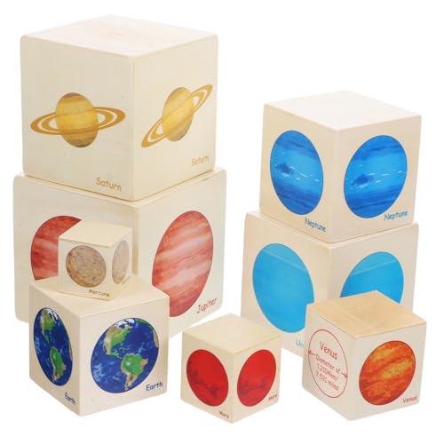 SOIMISS Holz Stapelspielzeug Teilige Planetenboxen Pädagogisch Förderndes Lernspielzeug für Natürlichem Schadstofffreiem Holzmaterial Sicher und Langlebig zur Motorischen Entwicklung und SOIMISS Holz Stapelspielzeug Teilige Planetenboxen Pädagogisch Förderndes Lernspielzeug für Natürlichem Schadstofffreiem Holzmaterial Sicher und Langlebig zur Motorischen Entwicklung und von SOIMISS