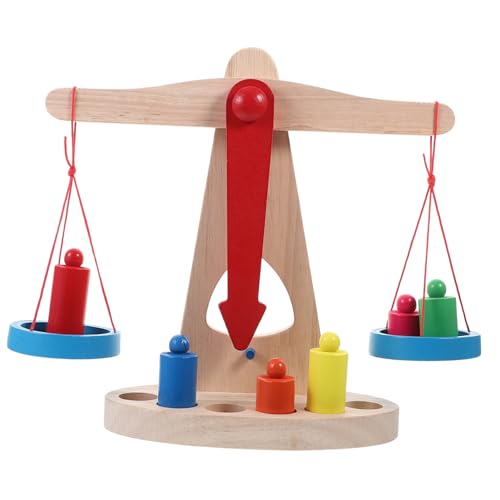 SOIMISS Holz Waage Montessori Balance aus Holz Stabiles Lernspielzeug für Montessori Lehrmittel zum Wiegen und für Kindergarten und Grundschule SOIMISS Holz Waage Montessori Balance aus Holz Stabiles Lernspielzeug für Montessori Lehrmittel zum Wiegen und für Kindergarten und Grundschule von SOIMISS