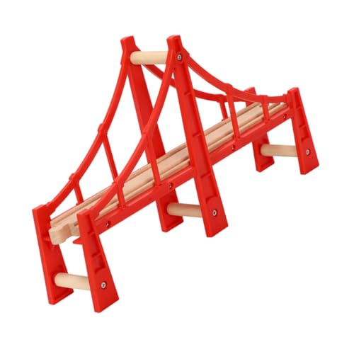 SOIMISS Holzbrücke für Holzeisenbahn Erhöhtes Überführungsmodell Kompatibel mit Holzeisenbahn Zügen Spielzeugset für Ab Jahren SOIMISS Holzbrücke für Holzeisenbahn Erhöhtes Überführungsmodell Kompatibel mit Holzeisenbahn Zügen Spielzeugset für Ab Jahren von SOIMISS