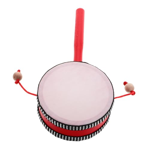 SOIMISS Holztrommel Handtrommel Kinderklangspiel Motorikfördernd Junge Mädchen Percussion Instrument Traditionelle Rassel Trommel für Kindergarten und Frühe Musikalische Bildung SOIMISS Holztrommel Handtrommel Kinderklangspiel Motorikfördernd Junge Mädchen Percussion Instrument Traditionelle Rassel Trommel für Kindergarten und Frühe Musikalische Bildung von SOIMISS