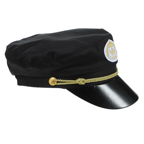 SOIMISS Kapitänsmütze aus Baumwolle Stil Atmungsaktiv und Langlebig Geeignet für Kostüm Cosplay partys Mottopartys Verstellbar und Angenehm für Jungen SOIMISS Kapitänsmütze aus Baumwolle Stil Atmungsaktiv und Langlebig Geeignet für Kostüm Cosplay partys Mottopartys Verstellbar und Angenehm für Jungen von SOIMISS
