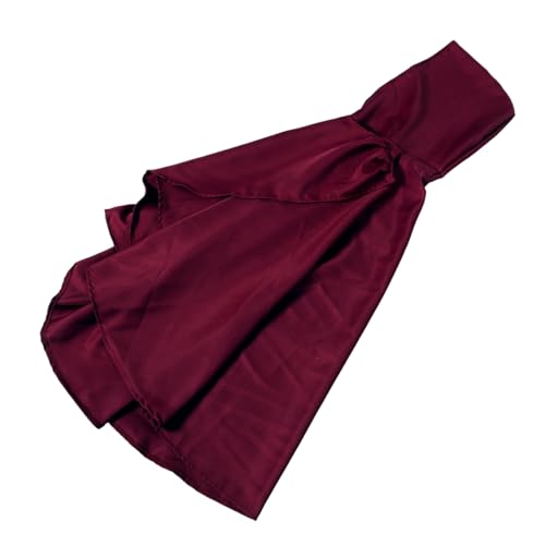 SOIMISS Renaissance-stil Kapuzenumhang Unisex Mittelalter Capelet Burgund für Cosplay Halloween von SOIMISS