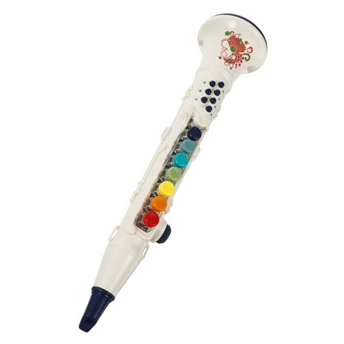 SOIMISS Klarinette Weiß Musikinstrument Lernspielzeug für Musikalische Früherziehung Leicht und Sicher mit Bunter Form für Jungen Mädchen Ab Jahren SOIMISS Klarinette Weiß Musikinstrument Lernspielzeug für Musikalische Früherziehung Leicht und Sicher mit Bunter Form für Jungen Mädchen Ab Jahren von SOIMISS