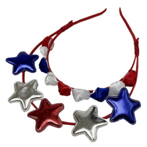 SOIMISS Kopfschmuck Am Independence Day 4. Juli Kopfschmuck Party Stirnband Patriotisches Haarband von SOIMISS