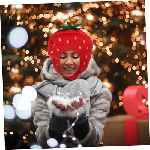 SOIMISS Kuscheliges Kleines Erdbeer kostüm Hut aus Weichem Stoff Bequem und Leicht Niedlicher Cartoon Erdbeerhut für Festliche Anlässe Bühnenauftritte und Fotos SOIMISS Kuscheliges Kleines Erdbeer kostüm Hut aus Weichem Stoff Bequem und Leicht Niedlicher Cartoon Erdbeerhut für Festliche Anlässe Bühnenauftritte und Fotos von SOIMISS