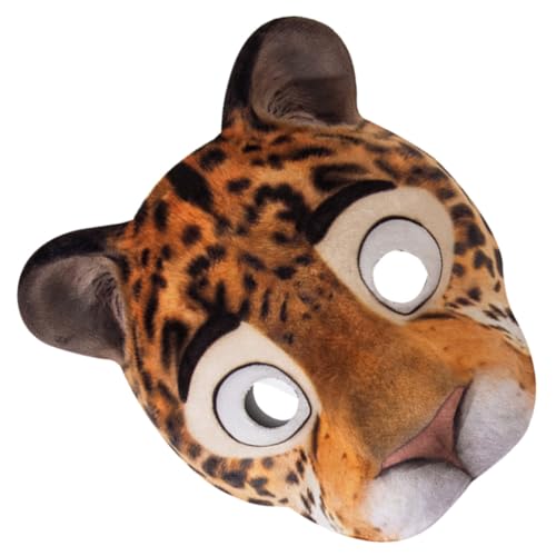 SOIMISS Leichter EVA Leoparden Tiermaske mit Elastischem Band Komfortable Animal Mask für Halloween Kostümparty und Karneval für Erwachsene Cosplay Accessoire SOIMISS Leichter EVA Leoparden Tiermaske mit Elastischem Band Komfortable Animal Mask für Halloween Kostümparty und Karneval für Erwachsene Cosplay Accessoire von SOIMISS