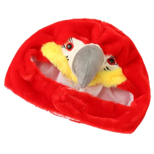 SOIMISS Lustiger Papageien Kostümhut Rot Kreative Tier Kopfbedeckung für Erwachsene und Bequeme Party Mütze für Karneval Fasching und Fotospaß SOIMISS Lustiger Papageien Kostümhut Rot Kreative Tier Kopfbedeckung für Erwachsene und Bequeme Party Mütze für Karneval Fasching und Fotospaß von SOIMISS