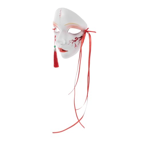 SOIMISS Maske Im Chinesischen Stil Halloween Maske Gesichtsmaske Sammelzubehör Maskenstütze Alte Maske Kawaii Maske Maskerade Maske Chinesische Maske Erwachsene Frauen Maske von SOIMISS