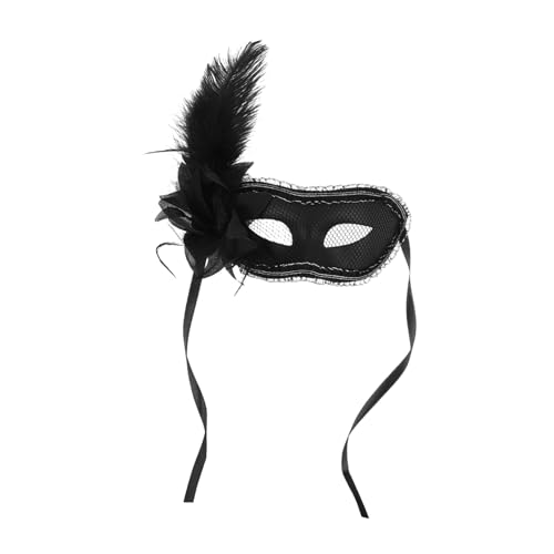 SOIMISS Maske Kostüme Maskerade Party Dekore Mesh Schwarz von SOIMISS