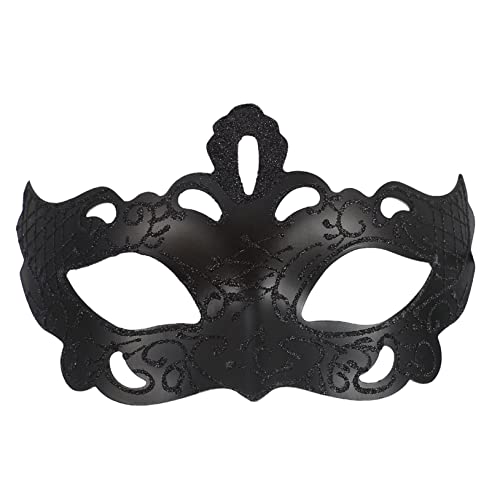 SOIMISS Maske halloween mask hallowen masks Pageant mask Performance mask Party dekorativ Dekorationen Tanzparty Gesicht Requisiten für Kostümpartys Plastik Black von SOIMISS