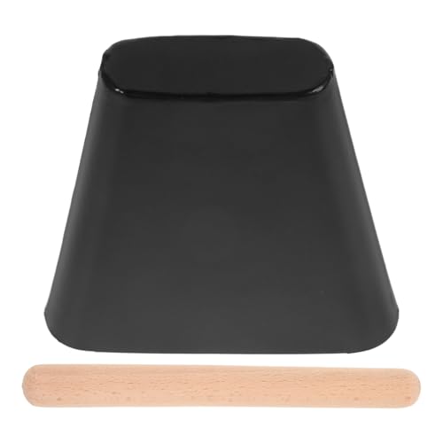 SOIMISS Metal Cowbell Percussion Instrument Kleines Hand Percussion Kuhglocke mit Holzschlägel für Musiktraining und Bühnenperformance Leicht Langlebig Klarer Klang SOIMISS Metal Cowbell Percussion Instrument Kleines Hand Percussion Kuhglocke mit Holzschlägel für Musiktraining und Bühnenperformance Leicht Langlebig Klarer Klang von SOIMISS
