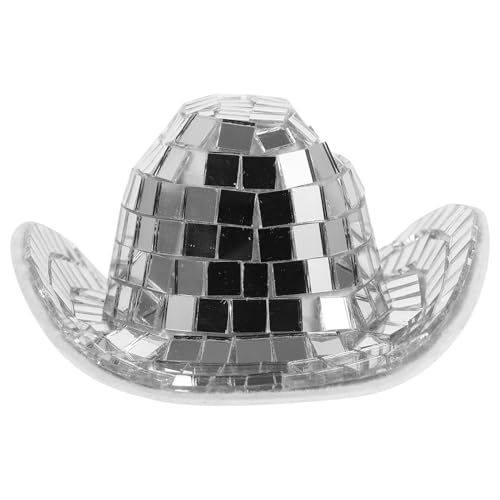 SOIMISS Mini Disco Cowboy Miniaturhut Silber Tiny Hat für DIY Puppenaccessoire Party Deko Bühnenrequisit Wiederverwendbar und Robust SOIMISS Mini Disco Cowboy Miniaturhut Silber Tiny Hat für DIY Puppenaccessoire Party Deko Bühnenrequisit Wiederverwendbar und Robust von SOIMISS