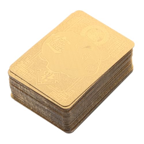 SOIMISS Mini Spielkarten Goldfarben Lernspielzeug Kleine Tragbare Pokerkarten Für Reise Und Puppenhaus Dekoration Für Mädchen Jungen SOIMISS Mini Spielkarten Goldfarben Lernspielzeug Kleine Tragbare Pokerkarten Für Reise Und Puppenhaus Dekoration Für Mädchen Jungen von SOIMISS