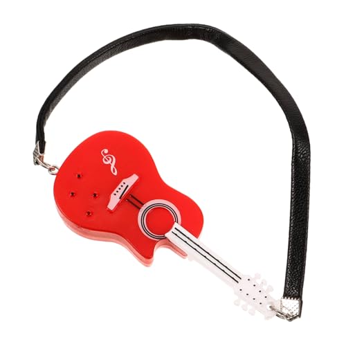 SOIMISS Miniatur Gitarre Dekor Rotes Mini Gitarren Puppenhaus Zubehör Puppen Musikinstrument Kleine Gitarre Modell für Puppen Dekoration Schreibtisch Ornament SOIMISS Miniatur Gitarre Dekor Rotes Mini Gitarren Puppenhaus Zubehör Puppen Musikinstrument Kleine Gitarre Modell für Puppen Dekoration Schreibtisch Ornament von SOIMISS
