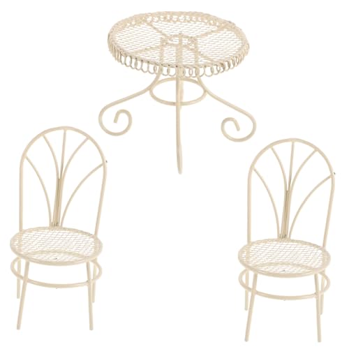 SOIMISS Miniatur Möbel Set Puppenhaus Miniatur Tisch und Stühle für Puppenhaus Dekoration Mini Park Ornament Tiny Toy Zubehör für Fotografie und Kleine SOIMISS Miniatur Möbel Set Puppenhaus Miniatur Tisch und Stühle für Puppenhaus Dekoration Mini Park Ornament Tiny Toy Zubehör für Fotografie und Kleine von SOIMISS